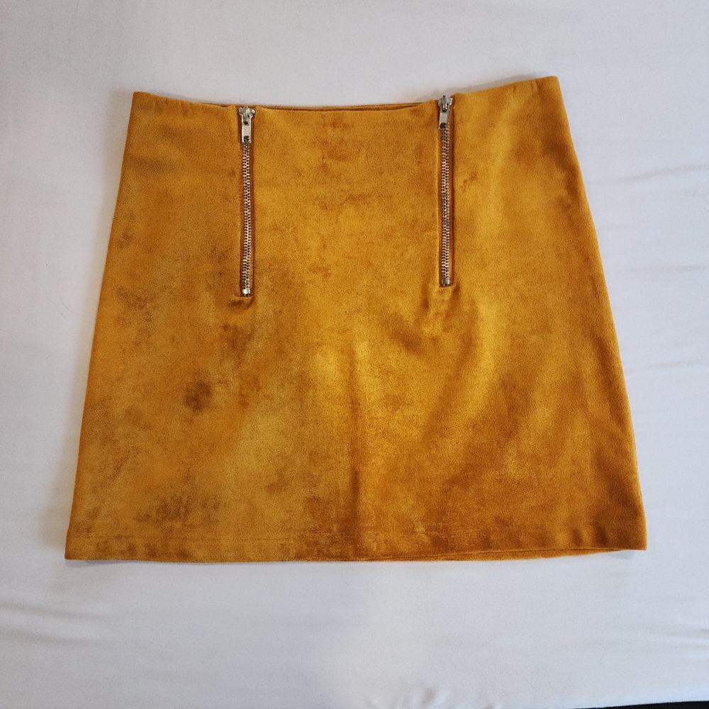 Suade A-line skirt